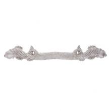 Vicenza Designs P2020-12-SN - Pollino, Pull, Appliance, Koi, 12 Inch, Satin Nickel