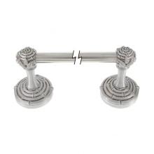 Vicenza Designs TB8007-30-SN - Palmaria, Towel Bar, Bamboo, 30 Inch, Satin Nickel