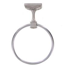 Vicenza Designs TR9013-SN - Fleur de Lis, Towel Ring, Satin Nickel