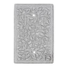 Vicenza Designs WPJ7010-SN - San Michele, Wall Plate, Jumbo, Blank, Satin Nickel