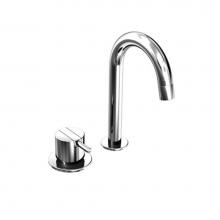 Vola 590B-40TR - 590B  Two-Hole Deck-Mounted Faucet with 4-1/2'' High Swivel Spout- No Drain (2.2