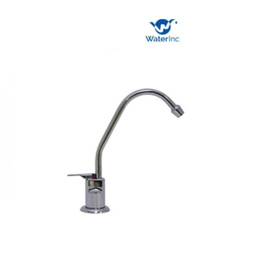 500 Hot Only Faucet Only W/Long Reach Spout - Chrome