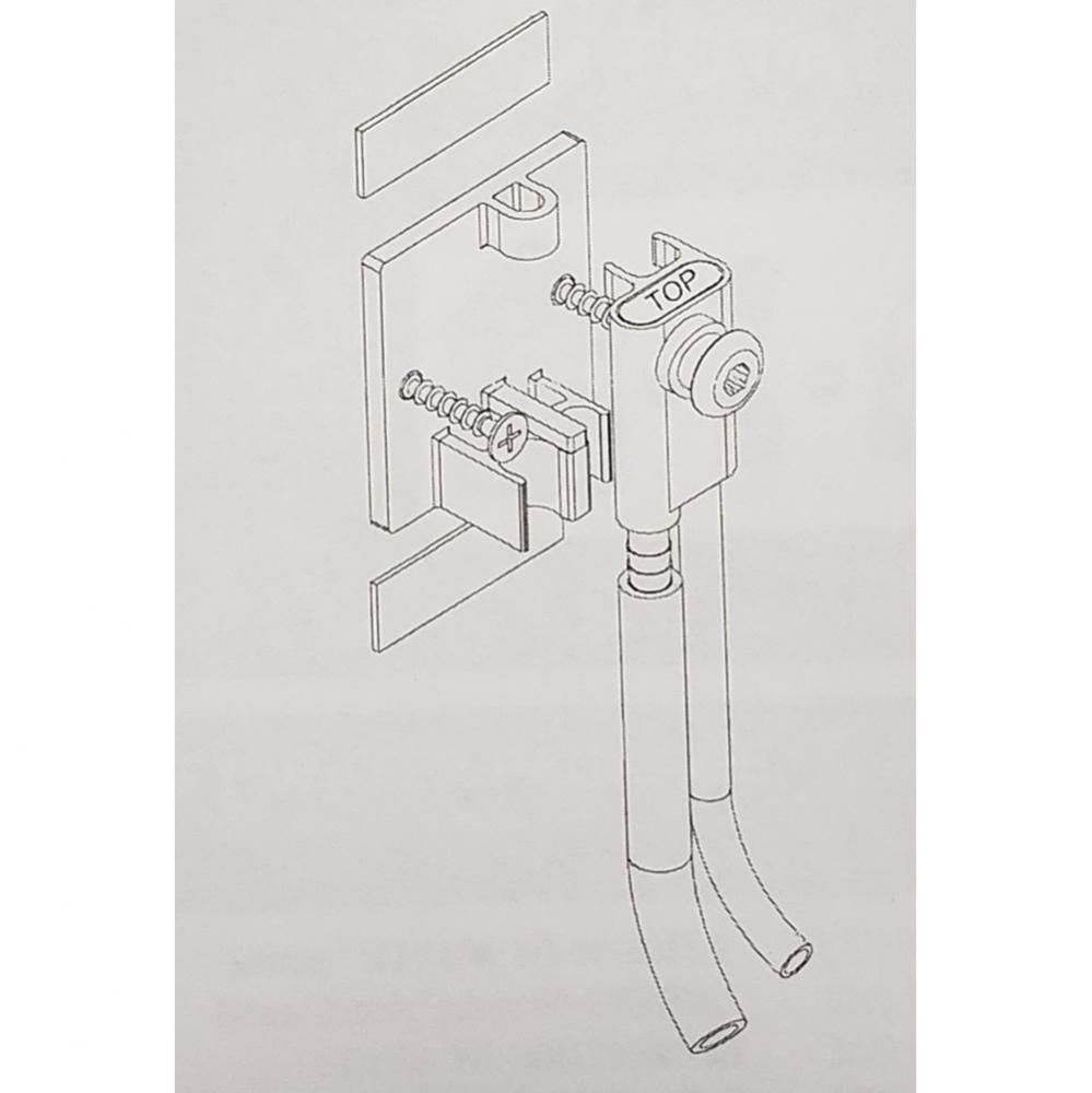 Point-Of-Use Wall Mounted Air Gap For Ro Systems