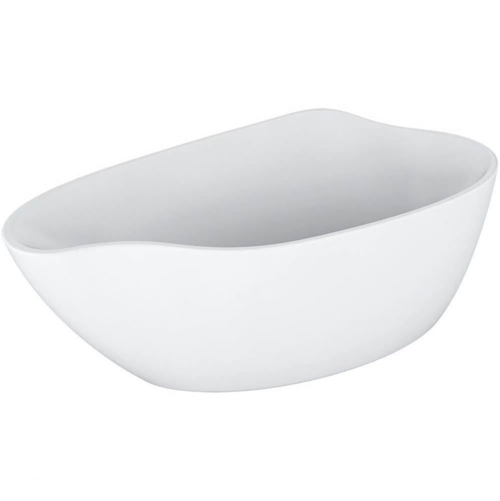 Roccia White Tub 69 X 31.5 X 27 1/8 Chrome Ovf- Spkrs