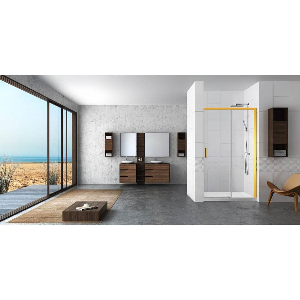 Versa 32 Gold Clear Straight Return Panel