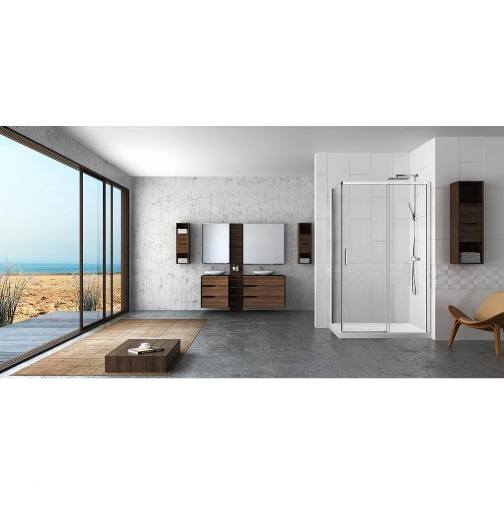 Versa 32 White Clear Straight Return Panel