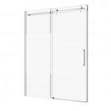 Zitta DBM6000WSTH24 - Bellini 60'' Chrome Frost Patern Right Shower Closing Wall