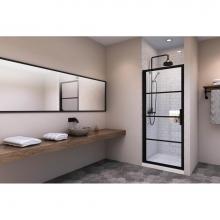 Zitta DMT3600ASTA76 - Materia 36'' Alcove Door Black Clair