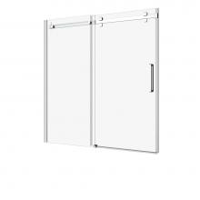 Zitta DPA6000BSTC21 - Piazza 60 Bath Tub Chrome Clear Straight Door