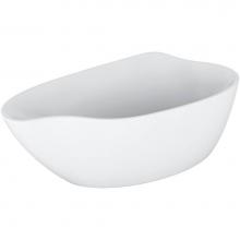 Zitta TRC6932FA001012 - Roccia White Tub 69 X 31.5 X 27 1/8 Chrome Ovf- Spkrs Heater Left Side