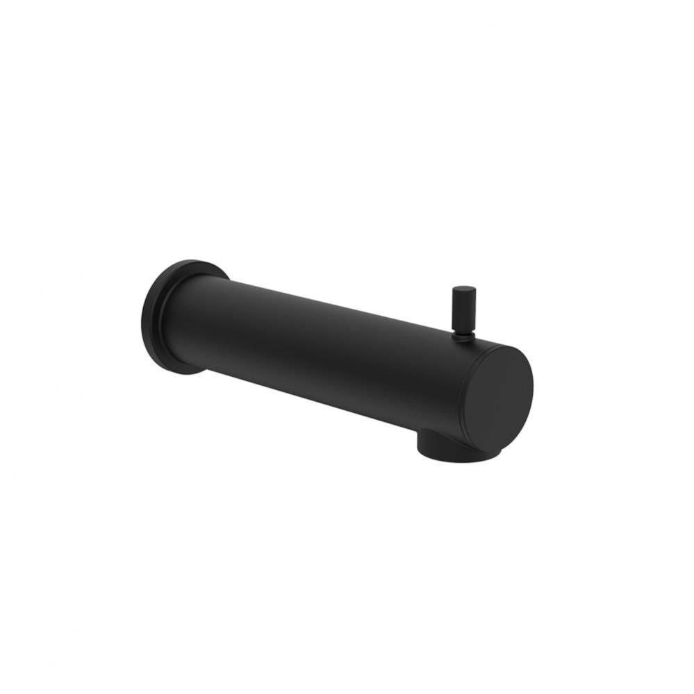 Round Shower Spout With Diverter Slip-On Mb