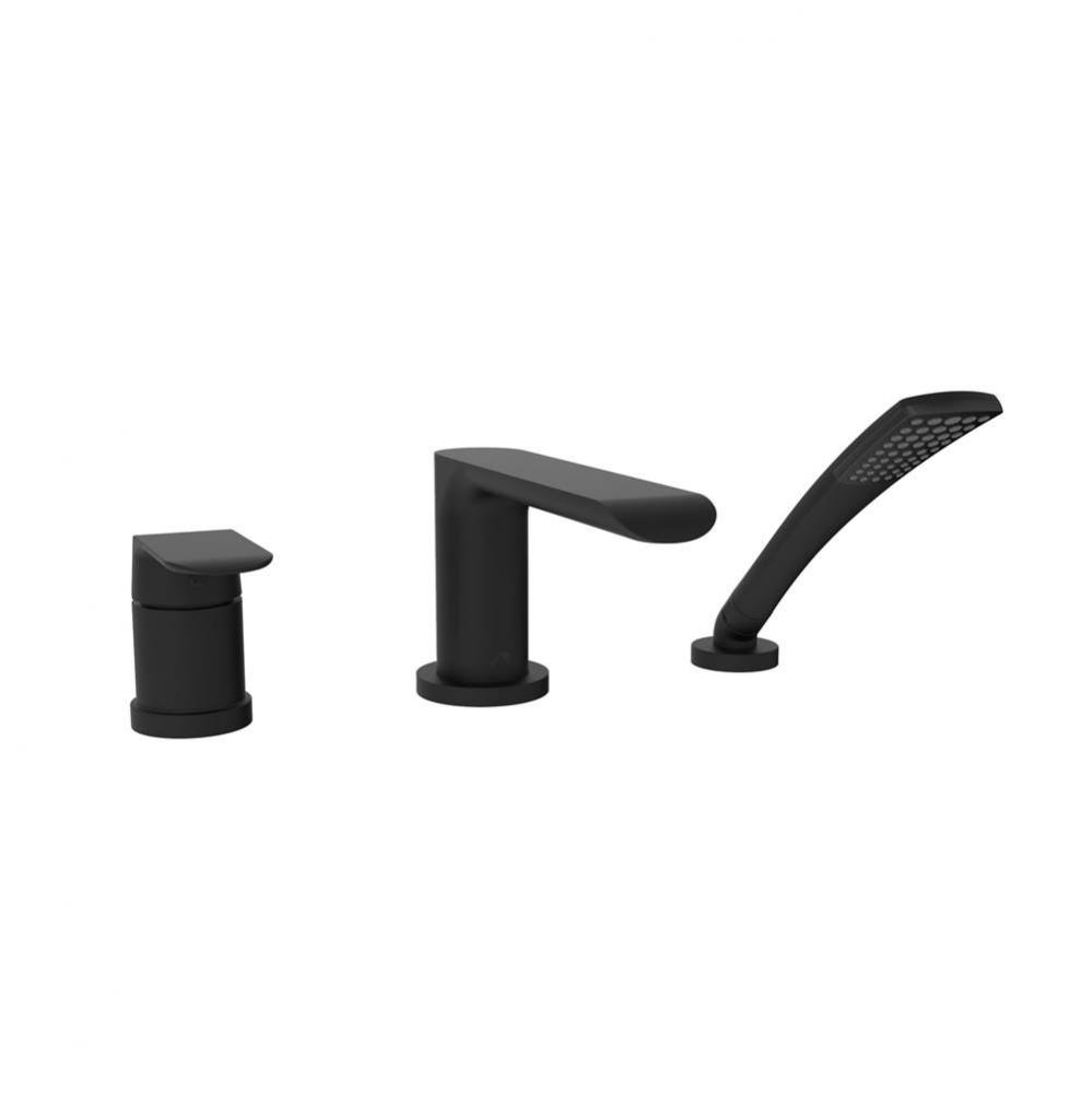Matte Black Bathtub Faucet – Trim For Roman Bathtub, Hand Shower