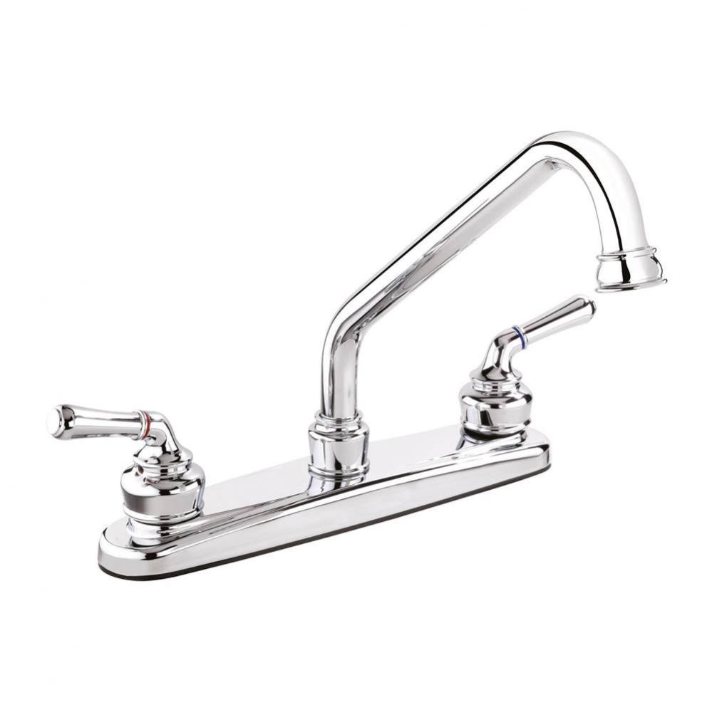 8'' Kitchen Faucet Cp W/K2 Chr Lever Hdl Br