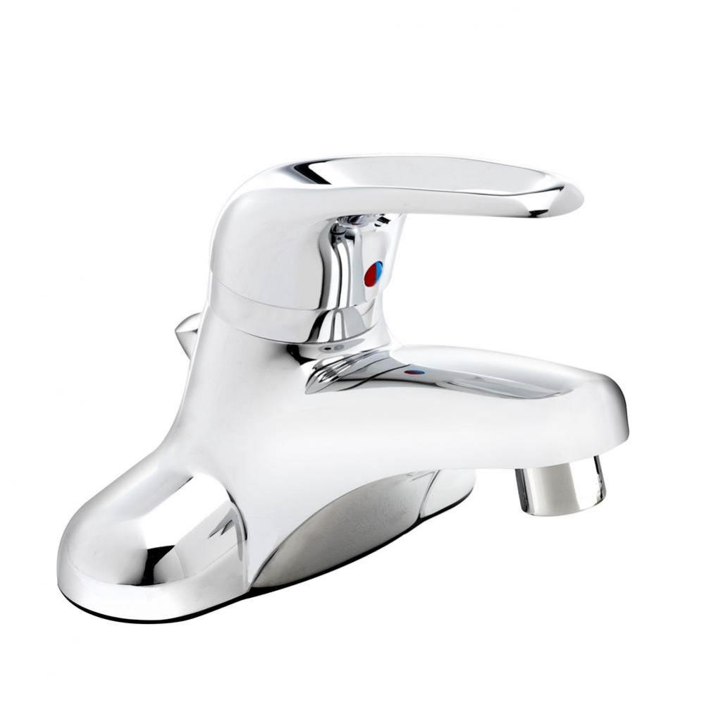 4'' Lavatory Faucet Cp Single Lever Deco Handle