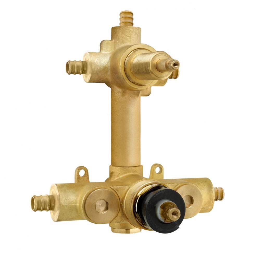 Thermostatic 3 Way Diverter Valve 1/2''  Pex Connection