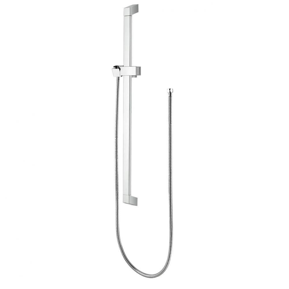 Square Shower Rail Kit 30'' Long Cp