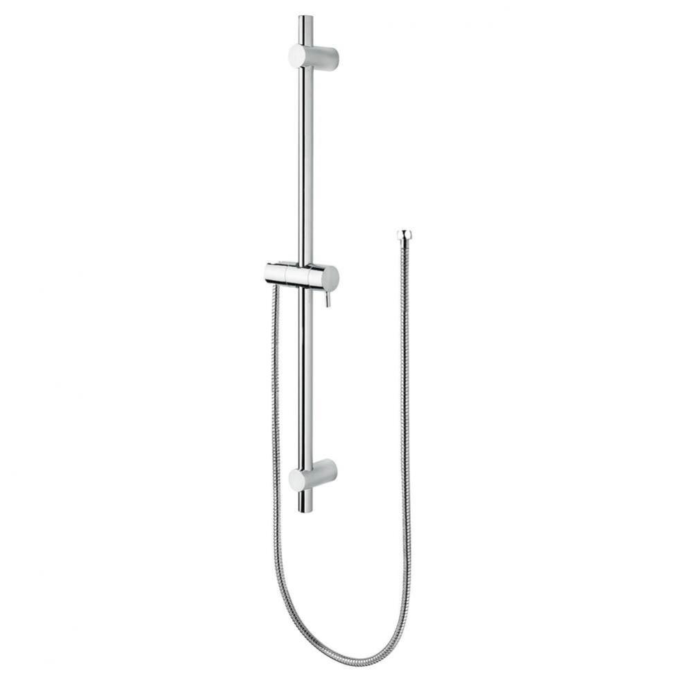 Round Shower Rail Kit 30'' Long Cp