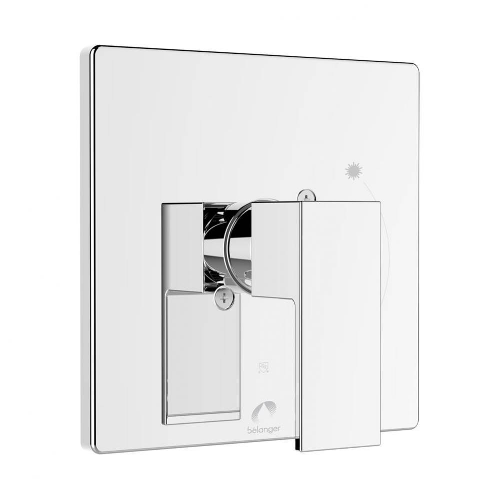 Thermo Square Trim Cp Fits On, Rough-In 90Ts2R