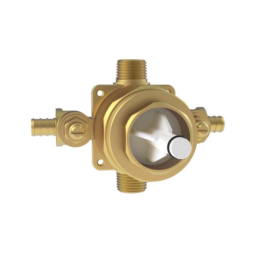 Thermostatic Valve Rough-In, 1/2'' Pex / 1/2'' / Sweat Conn.