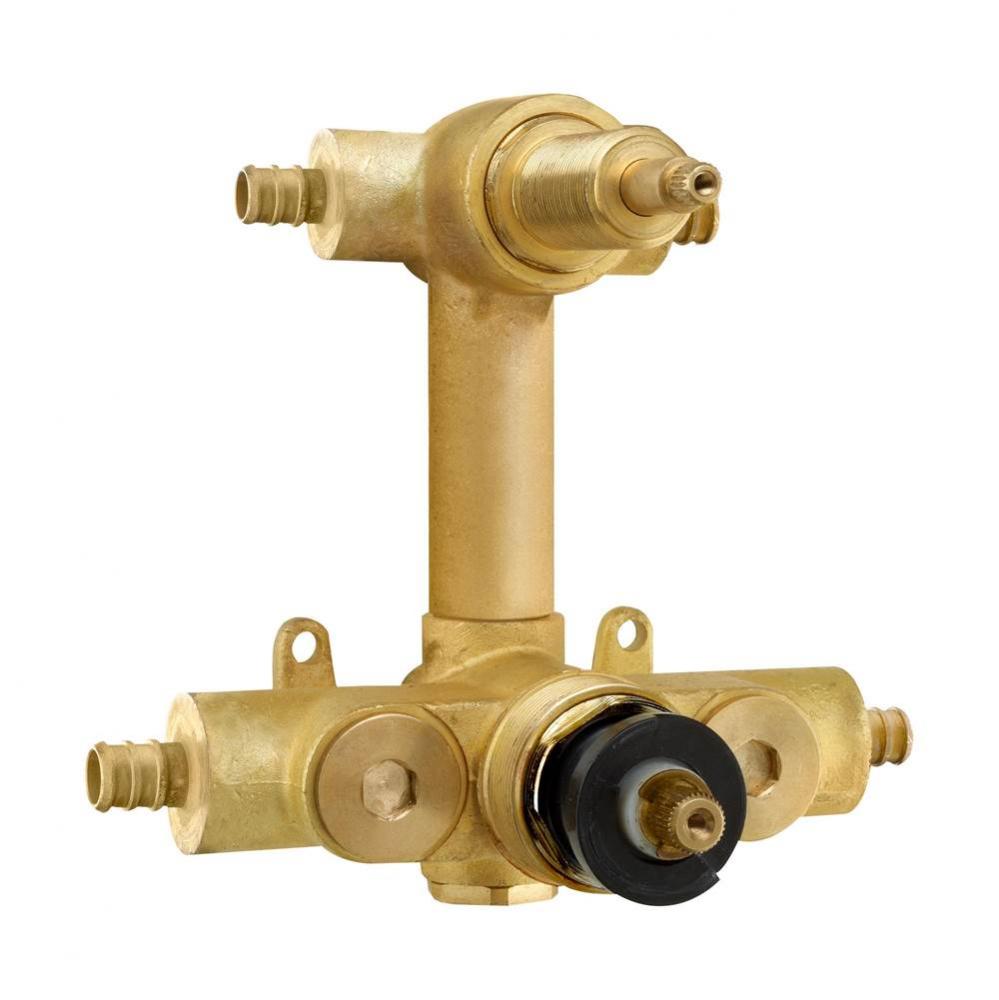 Thermostatic 2Way Diverter, Valve 1/2''  Pex Connection