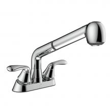 Belanger 21477CP - Laundry Faucet Pullout, Cp, 2 Handles, Hspray, Garden