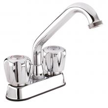 Belanger 3040W - 4'' Deck Laundry Faucet Cp W/K2 Chrome Round Handle Plastic