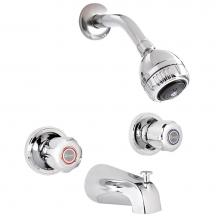 Belanger 3058T - Tub & Shr Trim Cp 2 Handles Chrome Round Handle Plastic