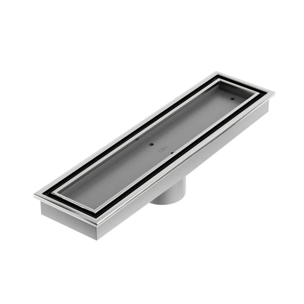 Lagos Series. Veil Line. Linear Drain 12'' x 3''. Satin