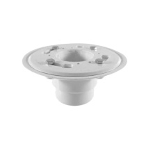 QM Drain 83.FLG.2.PVC - PVC Flange Drain 2'' throat, 2'' outlet No Hub