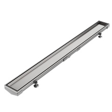 QM Drain 88.630.36 ST - Lagos Series. 36'' Adjustable Kit (2'' outlet): Mist (Tile-in) Line. Satin