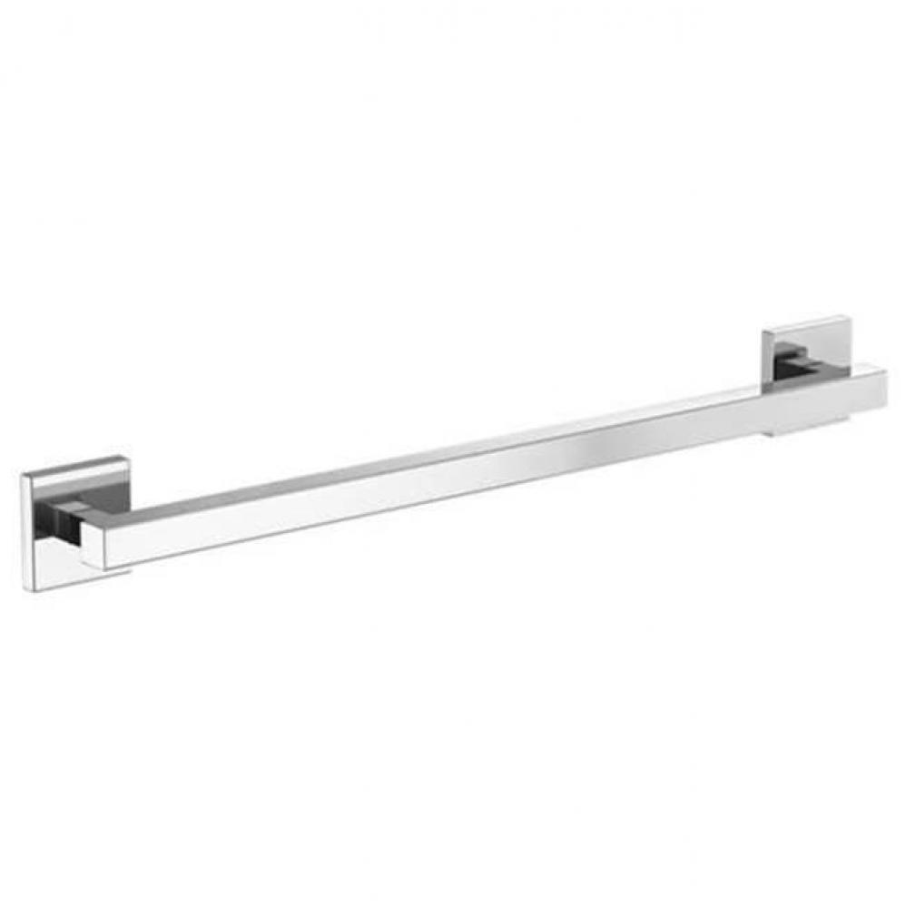 Contemporary Square Decorative Ada Grab Bar - 24''