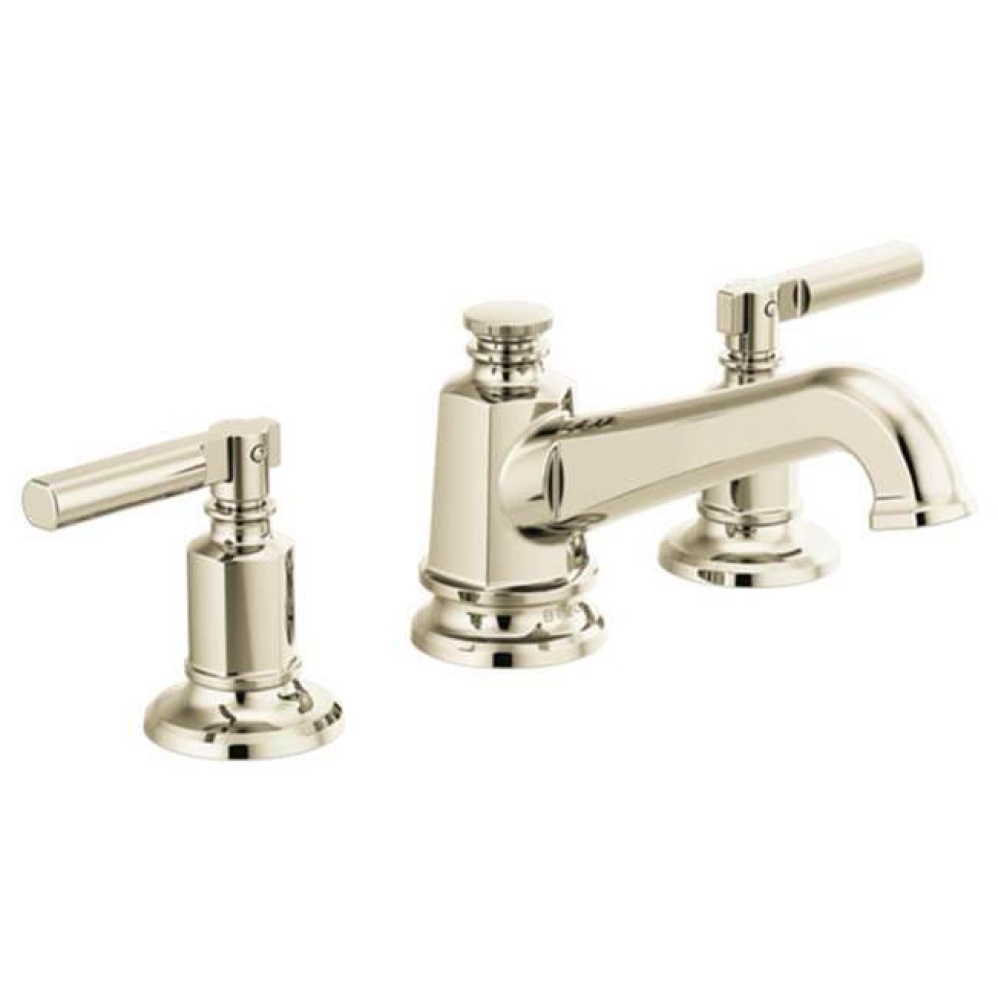Invari® Widespread Lavatory Faucet with Angled Spout - Less Handles 1.5 GPM