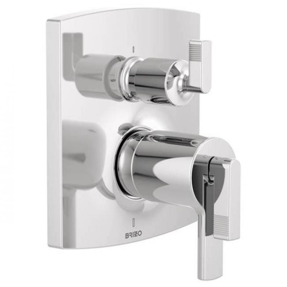 Kintsu™ TempAssure Thermostatic Valve with Integrated 3-Function Diverter Trim - Less Handles