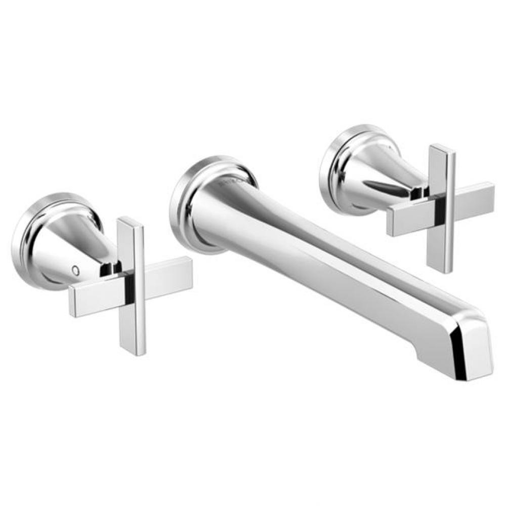 Levoir™ Two-Handle Wall-Mount Lavatory Faucet - Less Handles