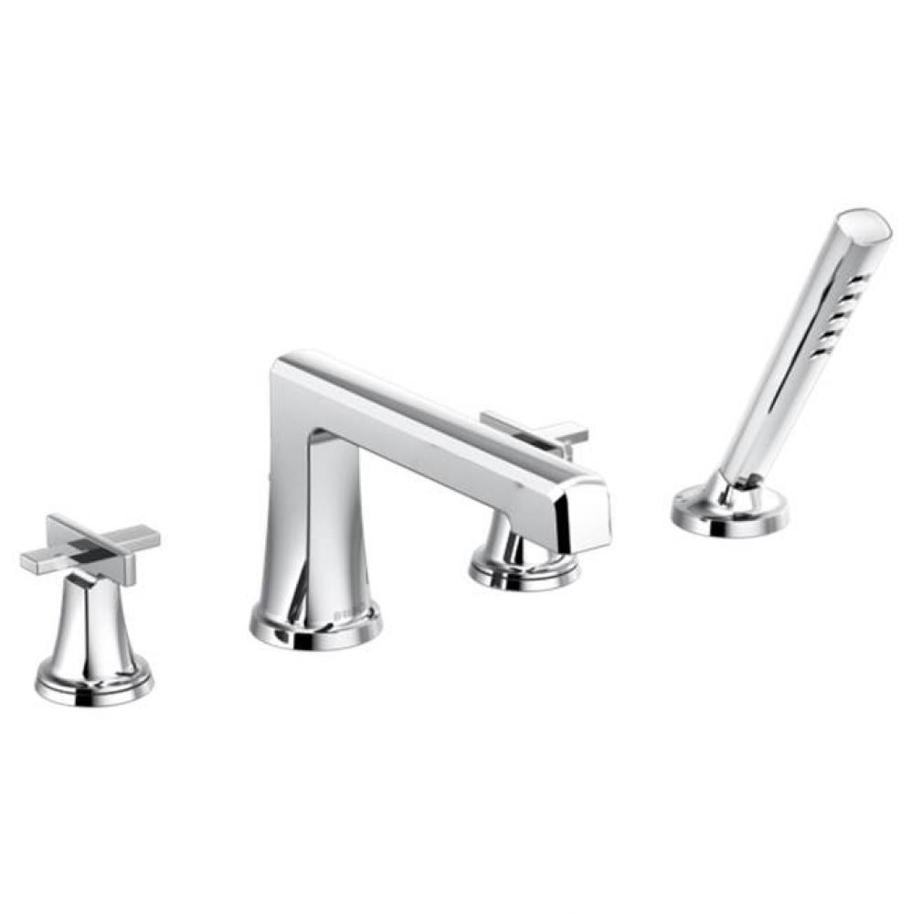 Levoir™ Roman Tub Faucet With Handshower - Less Handles