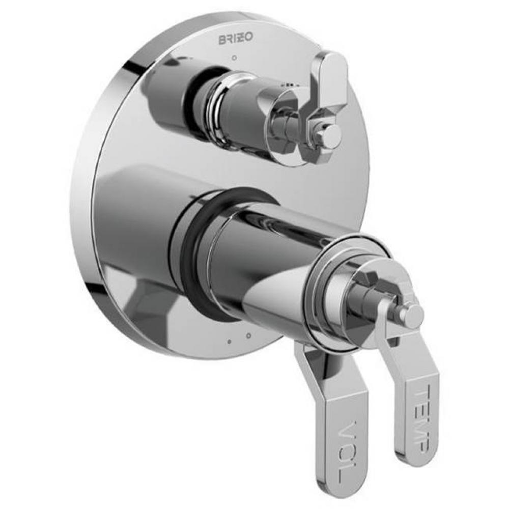Litze® TempAssure® Thermostatic Valve with 3-Function Diverter Trim - Less Handles