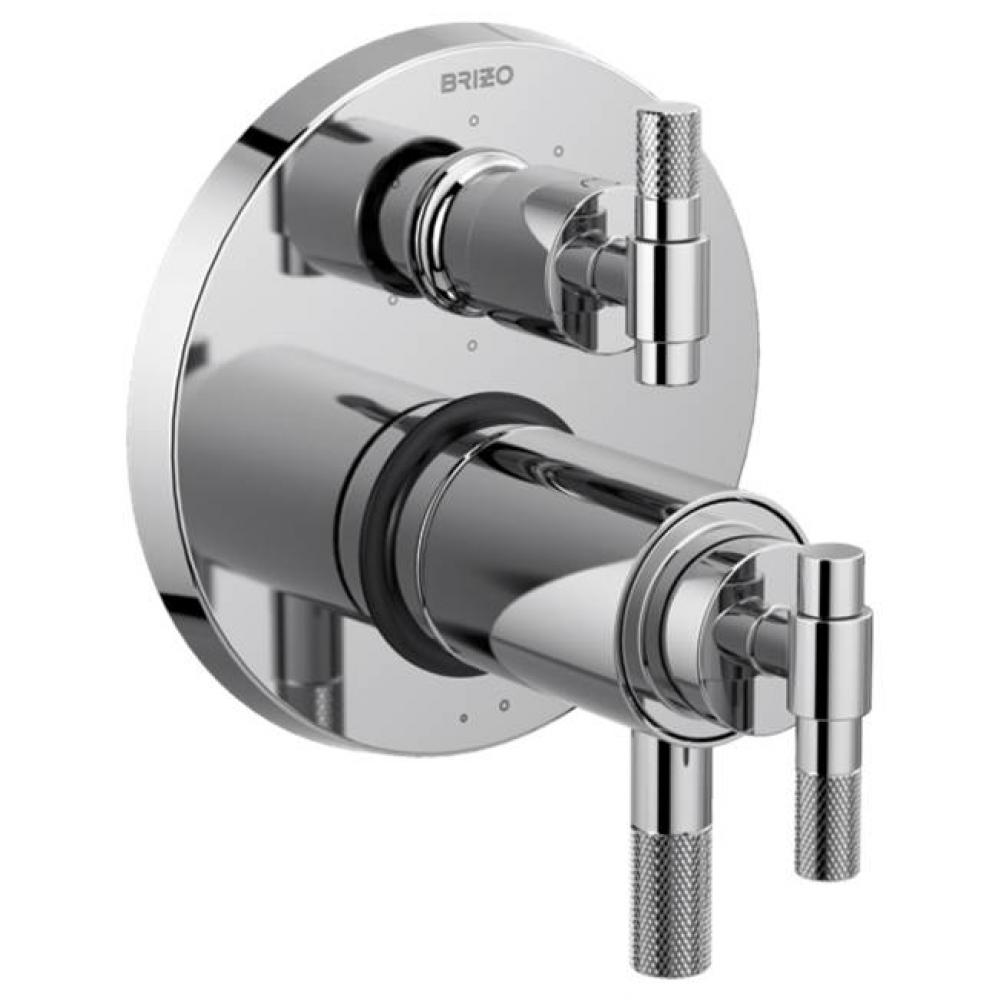 Litze® TEMPASSURE® THERMOSTATIC VALVE WITH 6-FUNCTION DIVERTER TRIM - Less Handles