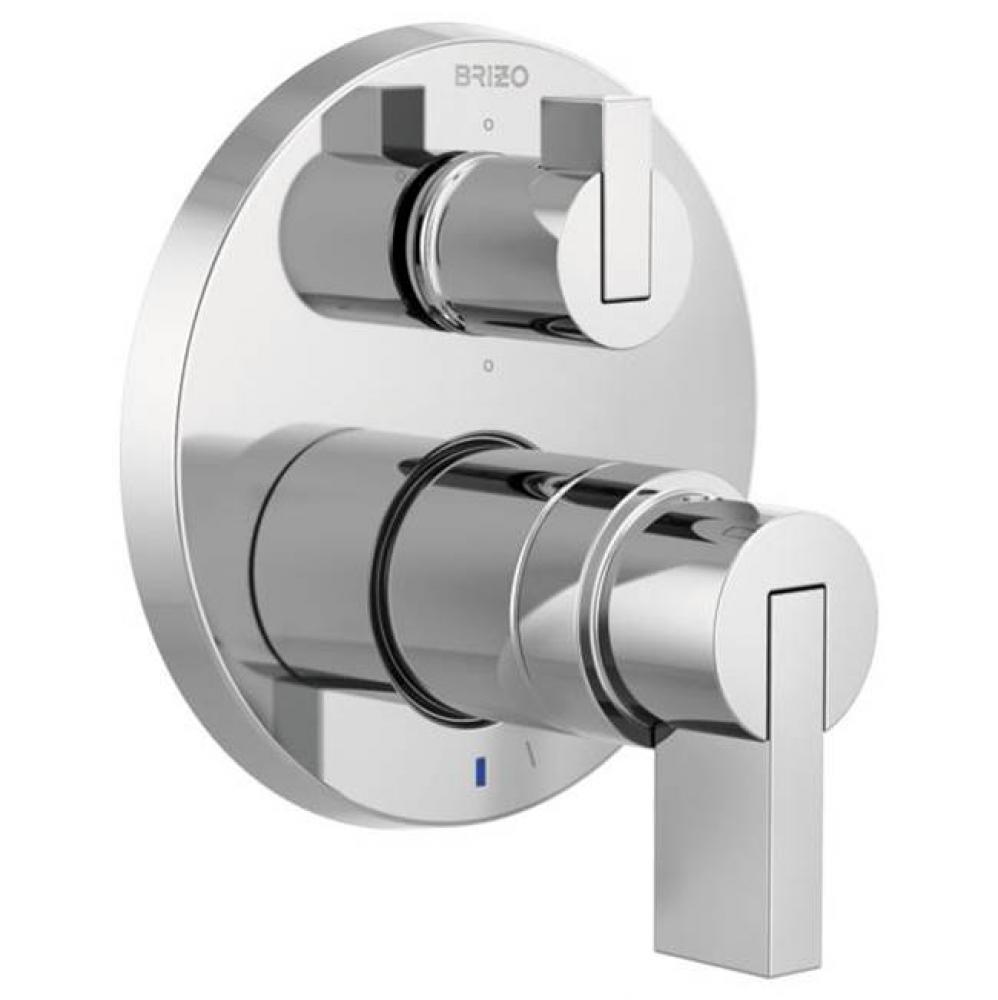 Litze® Pressure Balance Valve with Integrated 6-Function Diverter Trim - Less Handles