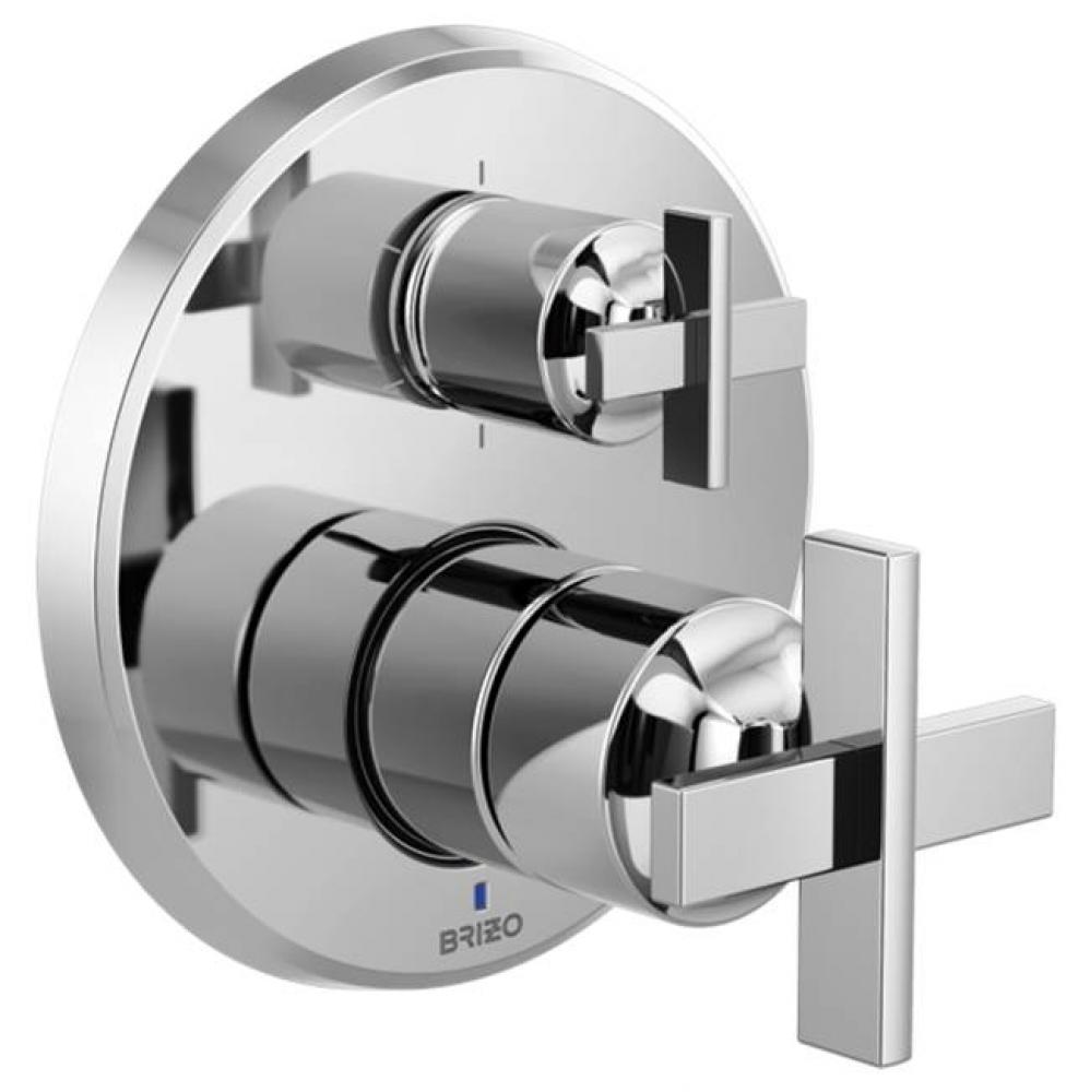 Levoir™ Pressure Balance Valve With Integrated 6-Function Diverter Trim - Less Handles