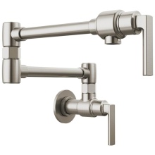 Brizo Canada 62806LF-SS-L - Kintsu® Wall Mount Pot Filler with Lever Handle