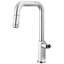 Brizo Canada 63007LF-PCLHP-L - Kintsu® Pull-Down Faucet with Square Spout - Less Handle
