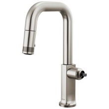 Brizo Canada 63907LF-SSLHP-L - Kintsu® Pull-Down Prep Faucet with Square Spout - Less Handle