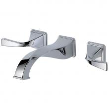 Brizo Canada 65830LF-PC-ECO - Two Handle Wall-Mount Lavatory Faucet