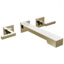 Brizo Canada T70422-PNLHP - Frank Lloyd Wright® Two-Handle Wall Mount Tub Filler - Less Handles