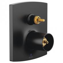 Brizo Canada T75P606-BLLHP - Kintsu® Pressure Balance Valve Trim with Integrated 6-Function Diverter Trim - Less Handles