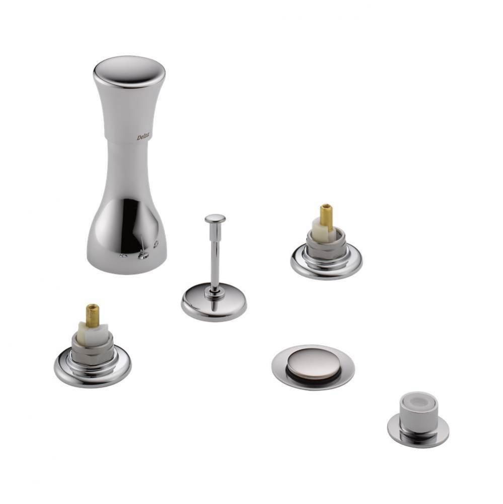 Bidet Valve W/Pop-Up%Rosette-V