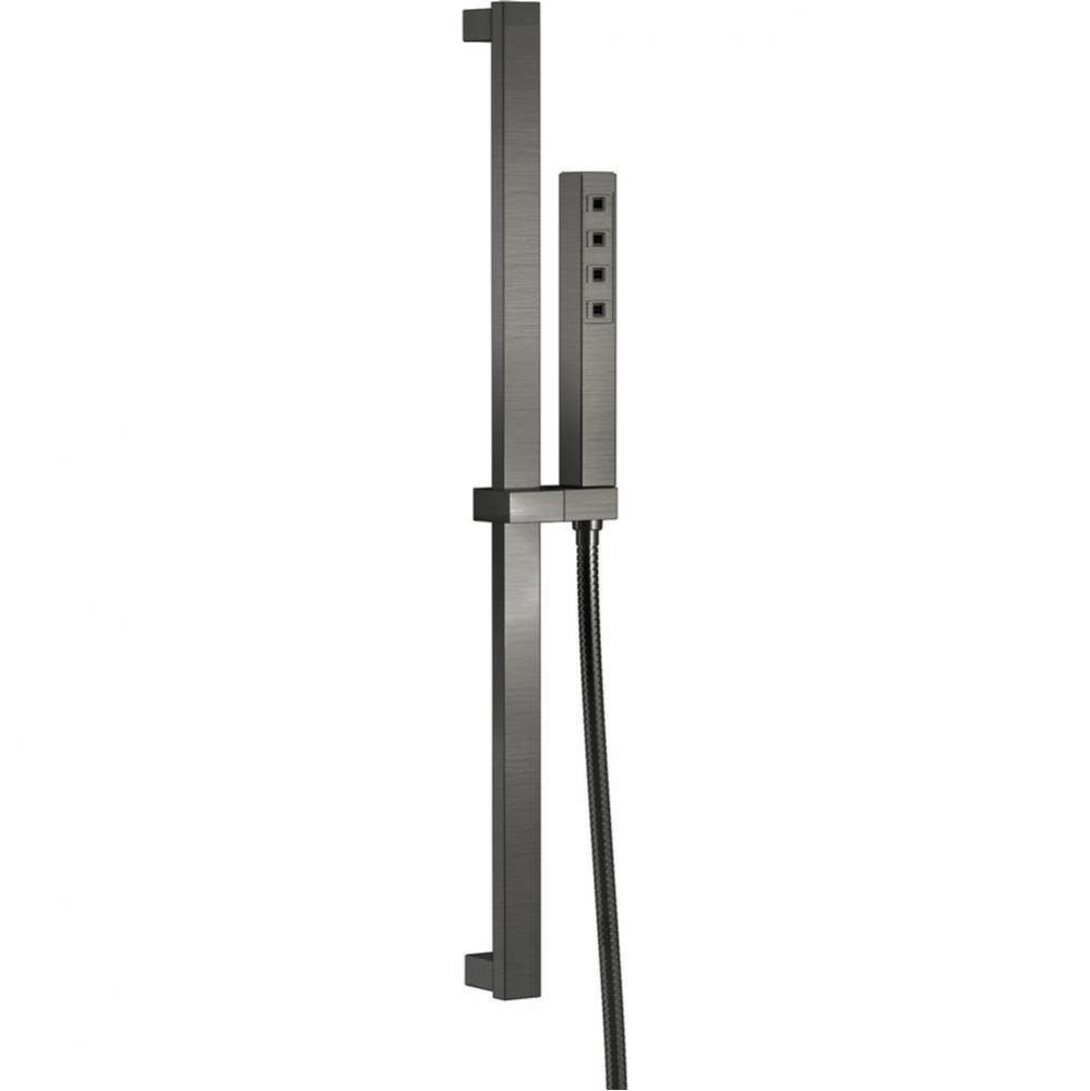 Universal Showering Components H2Okinetic® Single-Setting Slide Bar Hand Shower