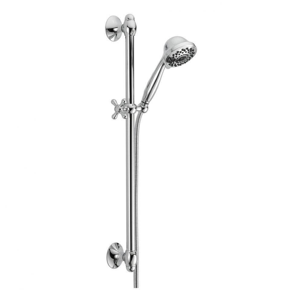 Euro Style 5 Spray Hs, 29'' Vic Adj Wall Bar, 60'' Ext Hose