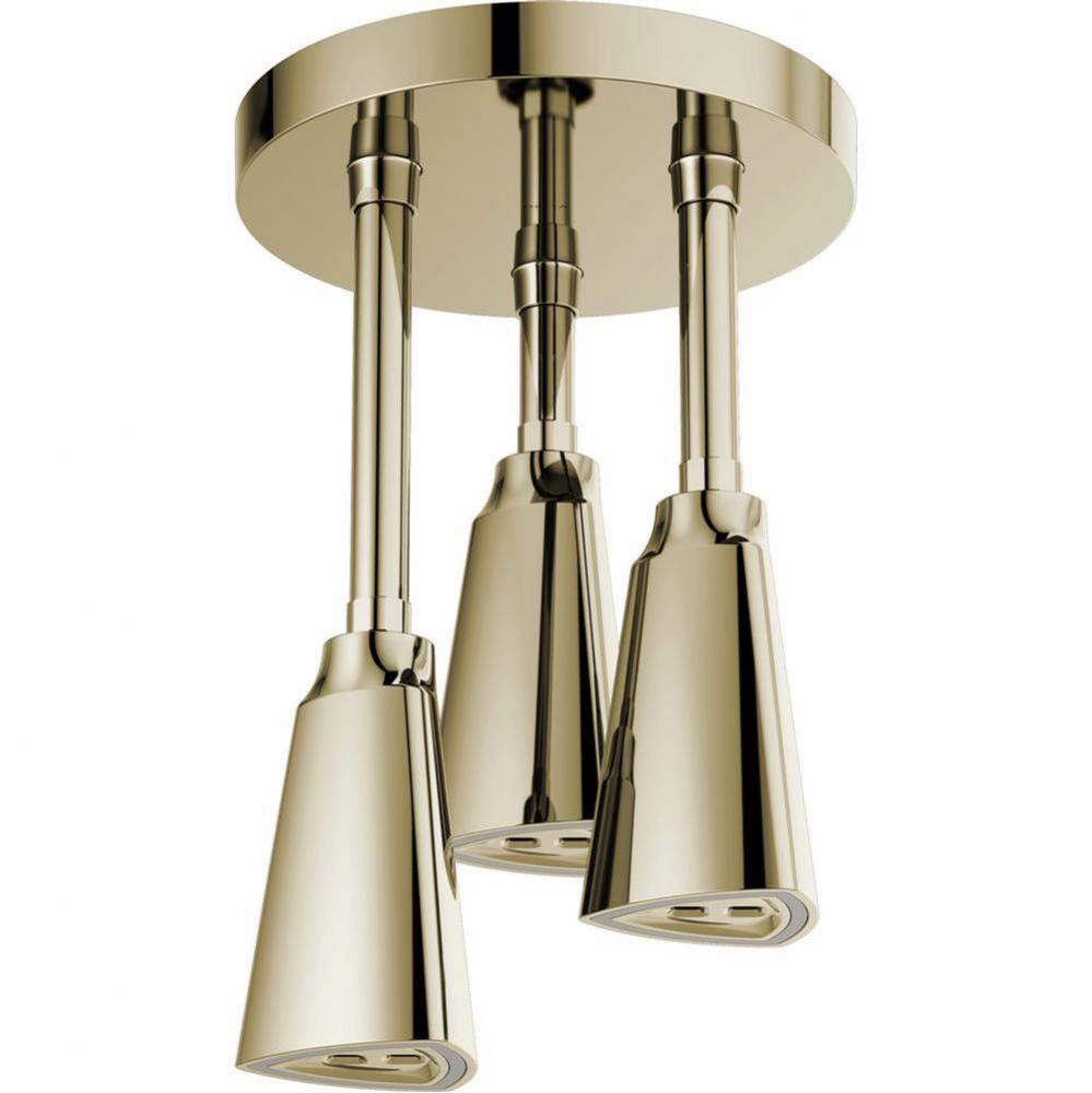 Universal Showering Components H2OKinetic® Pendant Raincan Shower Head with LED Light