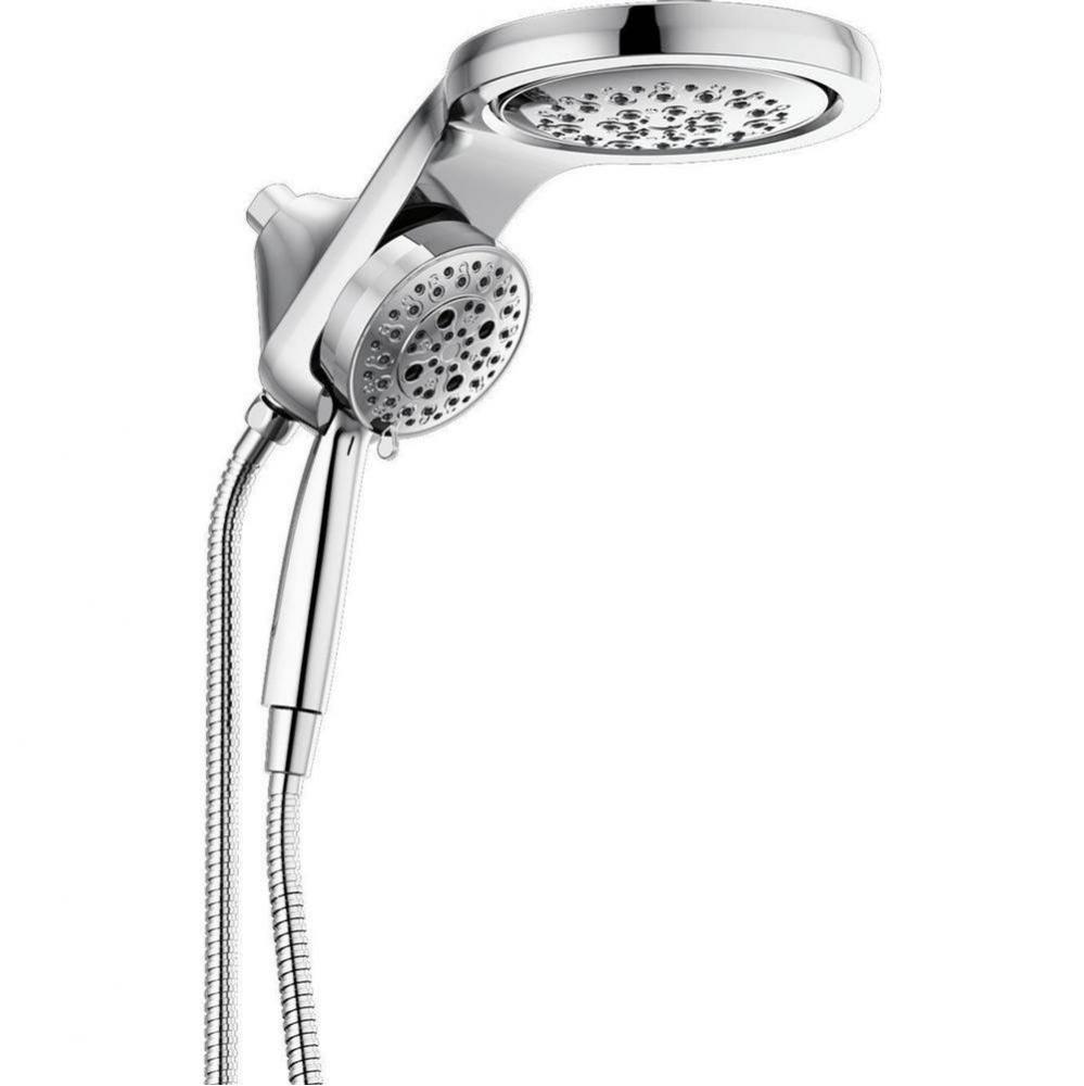 Universal Showering Components HydroRain® H2OKinetic® 5-Setting Two-in-One Shower Head